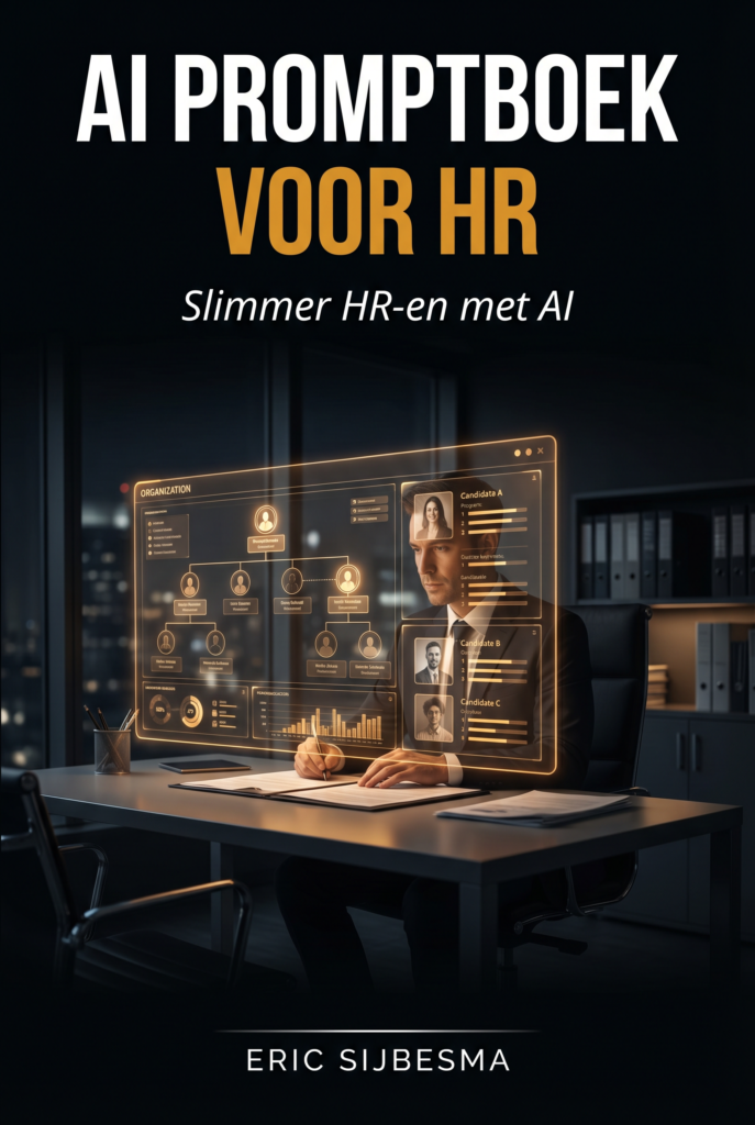 Omslag van Het AI Promptboek voor HR